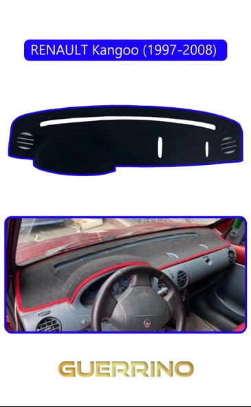 NEYA  RENAULT Kangoo (1997-2008) TORPİDO KORUMA HALISI MAVİ KENAR ürün görseli 1