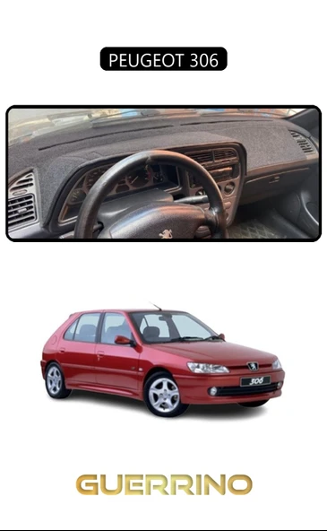 NEYA  PEUGEOT 306TORPİDO KORUMA HALISI SİYAH KENAR ürün görseli 1