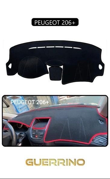 NEYA  PEUGEOT 206+TORPİDO KORUMA HALISI SİYAH KENAR ürün görseli 1