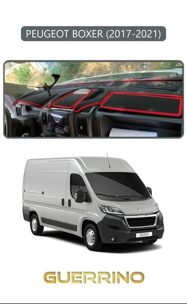 NEYA  PEUGEOT BOXER 2017 - 2021TORPİDO KORUMA HALISI GRİ KENAR ürün görseli 1