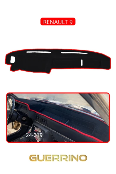 NEYA  RENAULT 9 TORPİDO KORUMA HALISI KIRMIZI KENAR ürün görseli 1