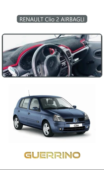 NEYA  RENAULT Clio 2 AIRBAGLITORPİDO KORUMA HALISI GRİ KENAR ürün görseli 1