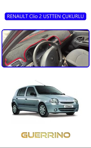 NEYA  RENAULT Clio 2 USTTEN ÇUKURLUTORPİDO KORUMA HALISI MAVİ KENAR ürün görseli 1