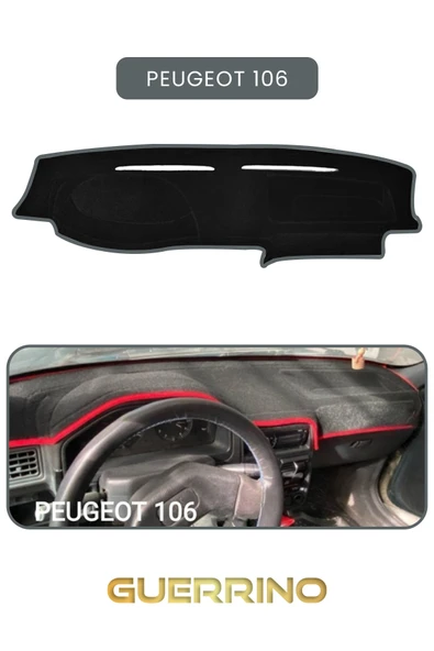 NEYA  PEUGEOT 106 TORPİDO KORUMA HALISI GRİ KENAR ürün görseli 1