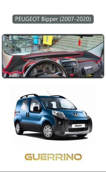 NEYA  PEUGEOT Bipper (2007-2020)TORPİDO KORUMA HALISI GRİ KENAR ürün görseli 1