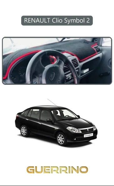 NEYA  RENAULT Clio Symbol 2TORPİDO KORUMA HALISI GRİ KENAR ürün görseli 1