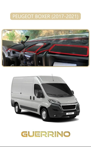 NEYA  PEUGEOT BOXER 2017 - 2021TORPİDO KORUMA HALISI BEJ KENAR ürün görseli 1
