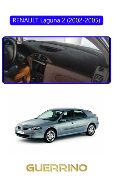 NEYA  RENAULT Laguna 2 (2002-2005)TORPİDO KORUMA HALISI MAVİ KENAR ürün görseli 1