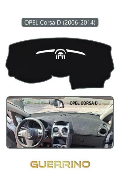 NEYA  OPEL Corsa D (2006-2014)TORPİDO KORUMA HALISI GRİ KENAR ürün görseli 1