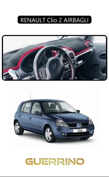 NEYA  RENAULT Clio 2 AIRBAGLITORPİDO KORUMA HALISI SİYAH KENAR ürün görseli 1