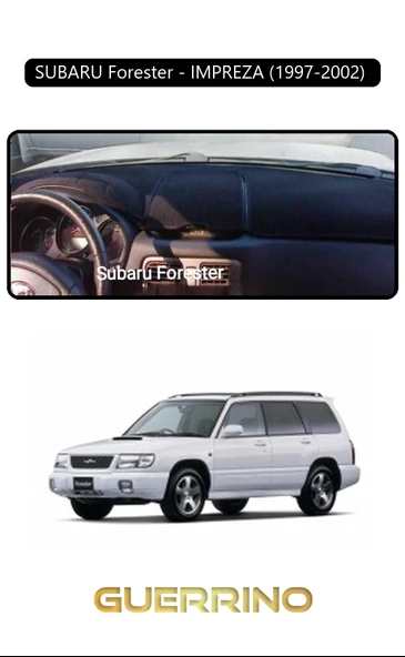 NEYA  SUBARU Forester (1997-2002) IMPREZZATORPİDO KORUMA HALISI SİYAH KENAR ürün görseli 1