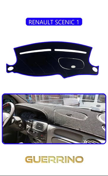 NEYA  RENAULT SCENIC 1TORPİDO KORUMA HALISI MAVİ KENAR ürün görseli 1