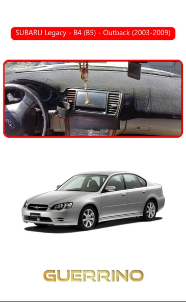 NEYA  SUBARU Legacy / B4 (B5) / Outback (2003-2009)TORPİDO KORUMA HALISI KIRMIZI KENAR ürün görseli 1