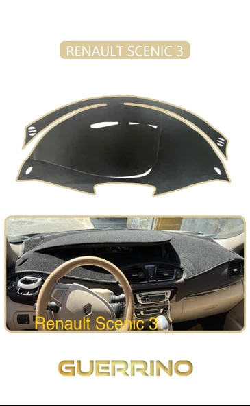 NEYA  RENAULT SCENIC 3TORPİDO KORUMA HALISI BEJ KENAR ürün görseli 1
