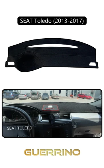 NEYA  SEAT Toledo (2013-2017)TORPİDO KORUMA HALISI SİYAH KENAR ürün görseli 1