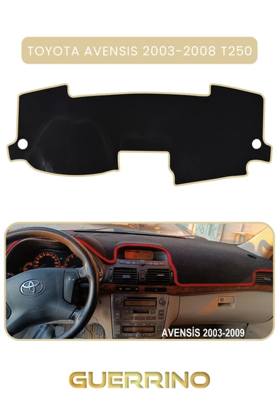 NEYA  TOYOTA Avensis (2003-2008) t250TORPİDO KORUMA HALISI BEJ KENAR ürün görseli 1