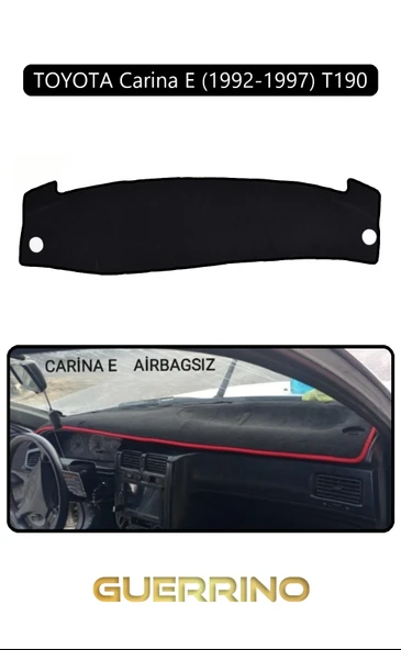 NEYA  TOYOTA Carina E (1992-1997) T190 AIRBAGLITORPİDO KORUMA HALISI SİYAH KENAR ürün görseli 1