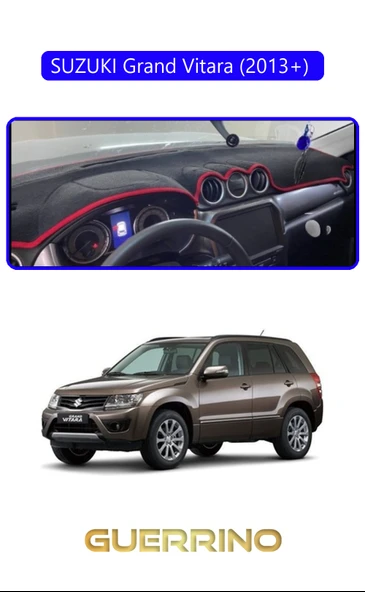 NEYA  SUZUKI Grand Vitara (2013+) TORPİDO KORUMA HALISI MAVİ KENAR ürün görseli 1