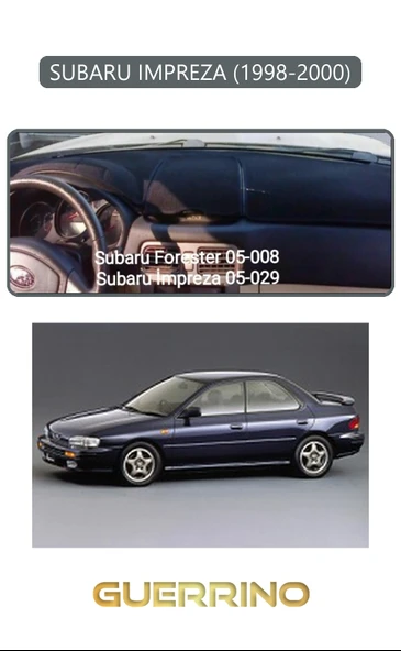 NEYA  SUBARU IMPREZZA (1998-2000)TORPİDO KORUMA HALISI GRİ KENAR ürün görseli 1