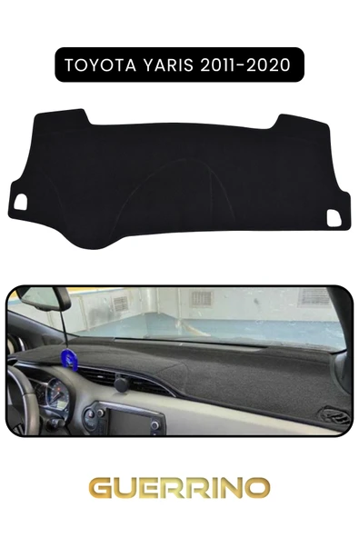 NEYA  TOYOTA Yaris (2011-2020) TORPİDO KORUMA HALISI SİYAH KENAR ürün görseli 1