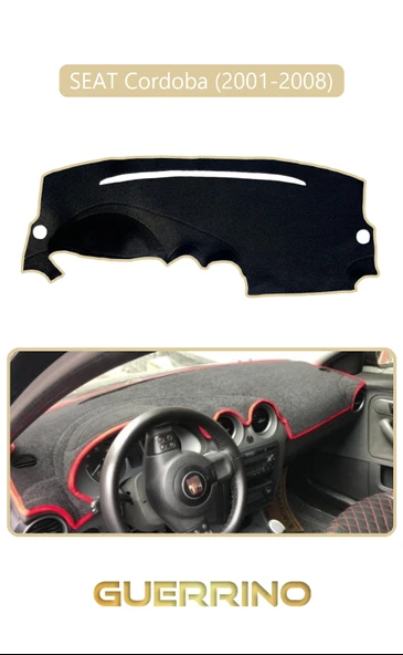 NEYA  SEAT Cordoba (2001-2008)TORPİDO KORUMA HALISI BEJ KENAR ürün görseli 1