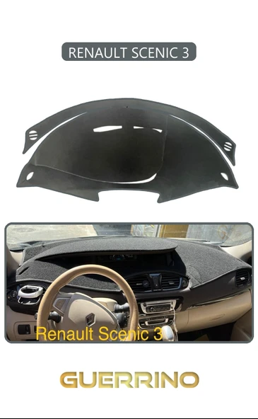 NEYA  RENAULT SCENIC 3TORPİDO KORUMA HALISI GRİ KENAR ürün görseli 1