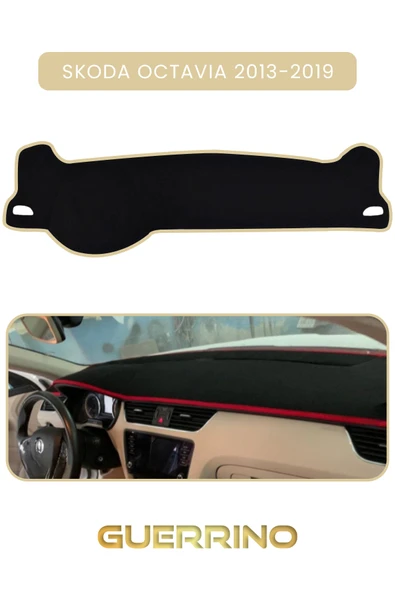 NEYA  SKODA Octavia (2013-2019)TORPİDO KORUMA HALISI BEJ KENAR ürün görseli 1