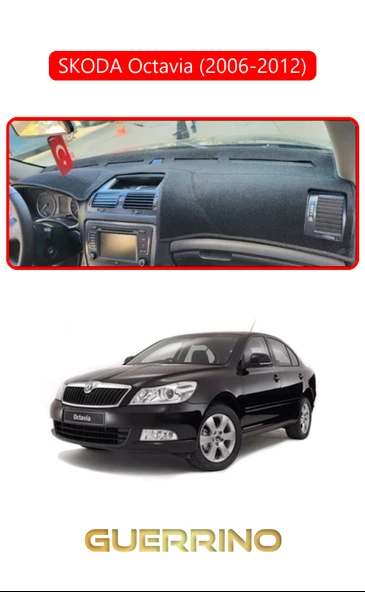NEYA  SKODA Octavia (2009-2012)TORPİDO KORUMA HALISI KIRMIZI KENAR ürün görseli 1