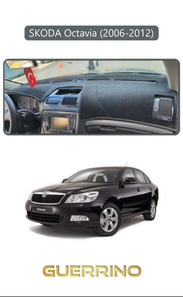 NEYA  SKODA Octavia (2009-2012)TORPİDO KORUMA HALISI GRİ KENAR ürün görseli 1