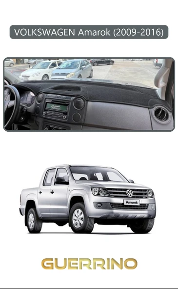 NEYA  VOLKSWAGEN Amarok (2009-2016)TORPİDO KORUMA HALISI GRİ KENAR ürün görseli 1