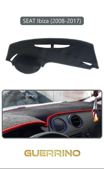 NEYA  SEAT Ibiza (2008-2017)TORPİDO KORUMA HALISI GRİ KENAR ürün görseli 1