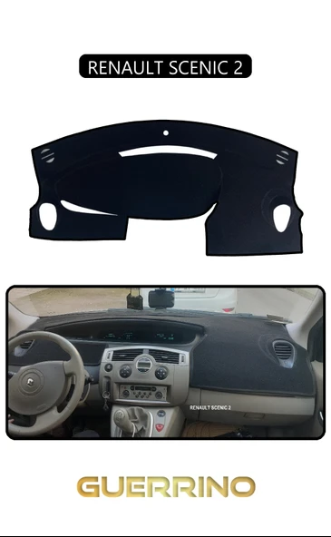 NEYA  RENAULT SCENIC 2TORPİDO KORUMA HALISI SİYAH KENAR ürün görseli 1