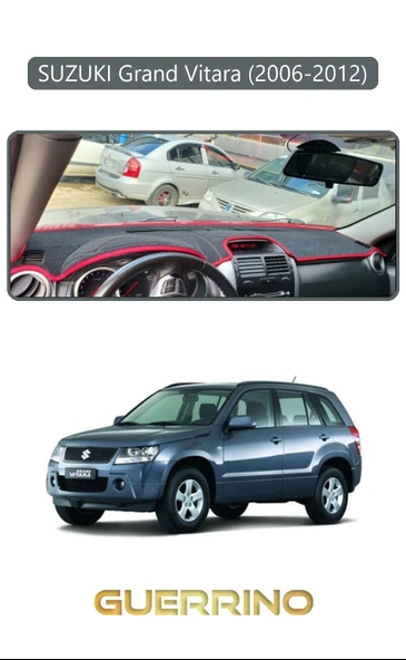 NEYA  SUZUKI Grand Vitara (2006-2012) TORPİDO KORUMA HALISI GRİ KENAR ürün görseli 1