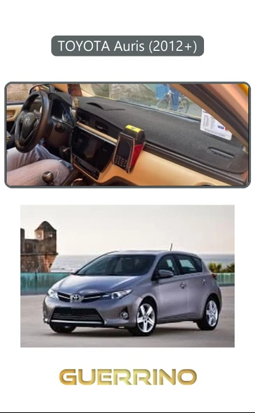 NEYA  TOYOTA Auris (2012-2013)TORPİDO KORUMA HALISI GRİ KENAR ürün görseli 1
