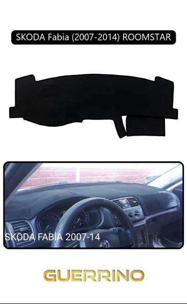 NEYA  SKODA Fabia (2007-2014) ROOMSTARTORPİDO KORUMA HALISI SİYAH KENAR ürün görseli 1