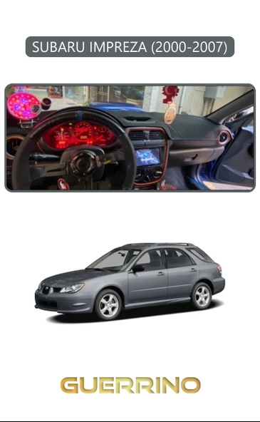 NEYA  SUBARU IMPREZZA (2000-2007)TORPİDO KORUMA HALISI GRİ KENAR ürün görseli 1