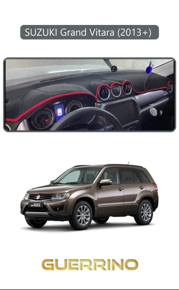 NEYA  SUZUKI Grand Vitara (2013+) TORPİDO KORUMA HALISI GRİ KENAR ürün görseli 1