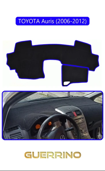 NEYA  TOYOTA Auris (2006-2012)TORPİDO KORUMA HALISI MAVİ KENAR ürün görseli 1