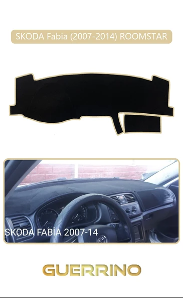 NEYA  SKODA Fabia (2007-2014) ROOMSTARTORPİDO KORUMA HALISI BEJ KENAR ürün görseli 1