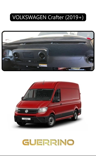NEYA  VOLKSWAGEN Crafter (2019+)TORPİDO KORUMA HALISI SİYAH KENAR ürün görseli 1