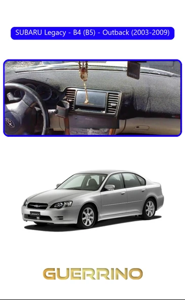 NEYA  SUBARU Legacy / B4 (B5) / Outback (2003-2009)TORPİDO KORUMA HALISI MAVİ KENAR ürün görseli 1