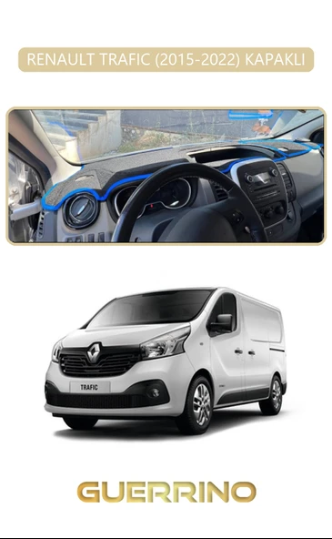 NEYA  RENAULT TRAFIC (2015-2022) KAPAKLITORPİDO KORUMA HALISI BEJ KENAR ürün görseli 1