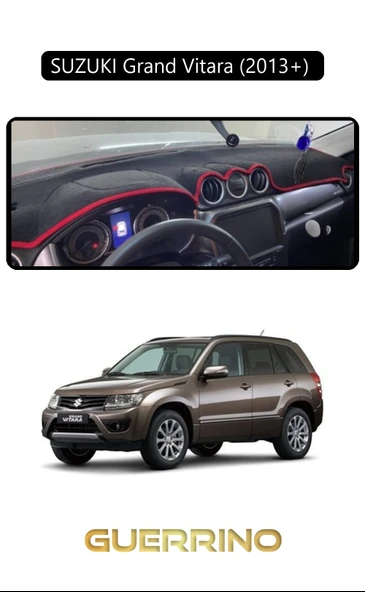 NEYA  SUZUKI Grand Vitara (2013+) TORPİDO KORUMA HALISI SİYAH KENAR ürün görseli 1