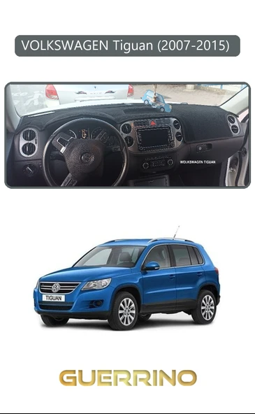 NEYA  VOLKSWAGEN Tiguan (2007-2015) ;TORPİDO KORUMA HALISI GRİ KENAR ürün görseli 1