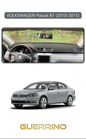 NEYA  VOLKSWAGEN Passat B7 (2010-2015)TORPİDO KORUMA HALISI GRİ KENAR ürün görseli 1