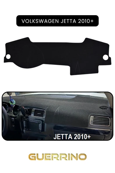 NEYA  VOLKSWAGEN Jetta (2010+)TORPİDO KORUMA HALISI SİYAH KENAR ürün görseli 1
