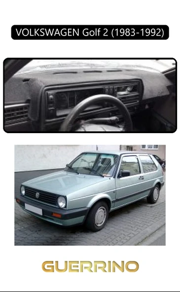 NEYA  VOLKSWAGEN Golf 2(1983-1992)TORPİDO KORUMA HALISI SİYAH KENAR ürün görseli 1