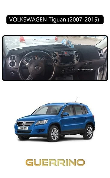 NEYA  VOLKSWAGEN Tiguan (2007-2015) ;TORPİDO KORUMA HALISI SİYAH KENAR ürün görseli 1