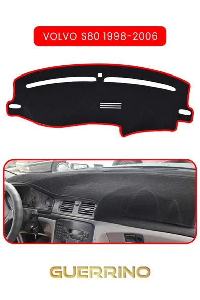NEYA  VOLVO S80 (1998-2006)TORPİDO KORUMA HALISI KIRMIZI KENAR ürün görseli 1