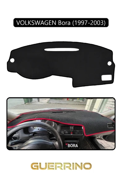 NEYA  VOLKSWAGEN BORA (1997-2003) TORPİDO KORUMA HALISI SİYAH KENAR ürün görseli 1